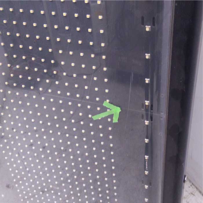 【中古】電子ディスプレイ LC-106WHW トータルテクノ 2011年 電光表示機 電光看板 LED  【動産王】名古屋☆送料無料