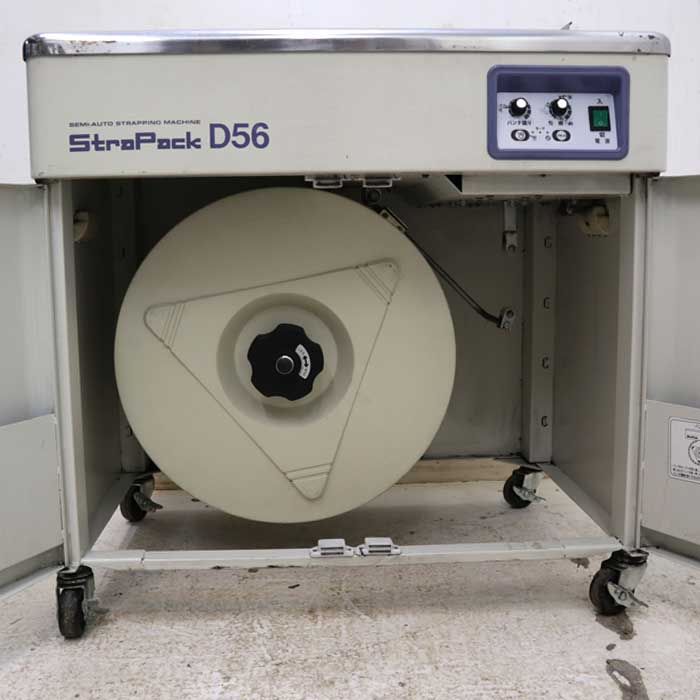 【中古】半自動梱包機 D56 ストラパック 【動産王】千葉☆送料無料