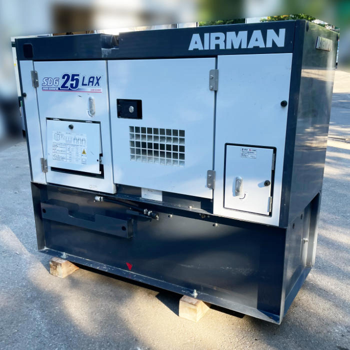 中古｜ディーゼルエンジン発電機 SDG25LAX-5B1 北越工業 AIRMAN