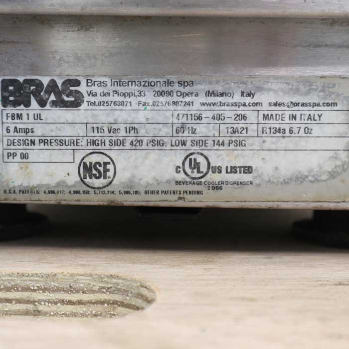 【中古】フローズンドリンクディスペンサー FBM1UL BRAS ブラス 60Hz 西日本専用 ミキサー マシン  【動産王】千葉☆送料無料
