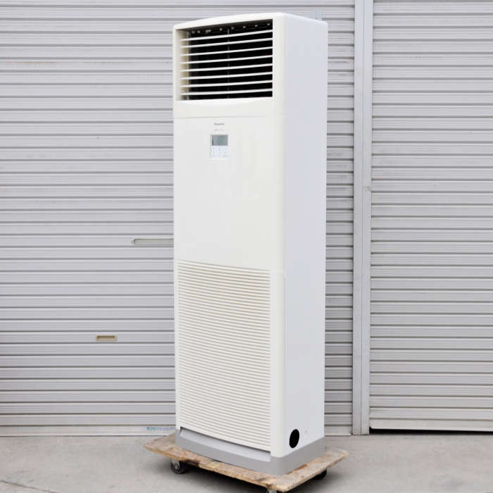 中古｜床置き形エアコン 4馬力 室内機CS-P112B7B 室外機CU-P112H7B パナソニック 2024年 三相200V 業務用 ｜動産王｜大阪｜送料無料