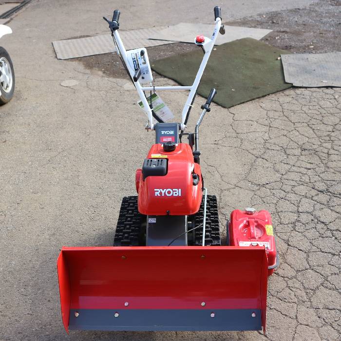 中古】リョービ エンジン除雪機 雪押し式 ESG-800 オーレック【動産王