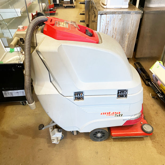 【中古】 床洗浄機 業務用 ANTEA50BTO リンレイ 20インチスクエア型 自動式 【動産王】千葉☆送料無料