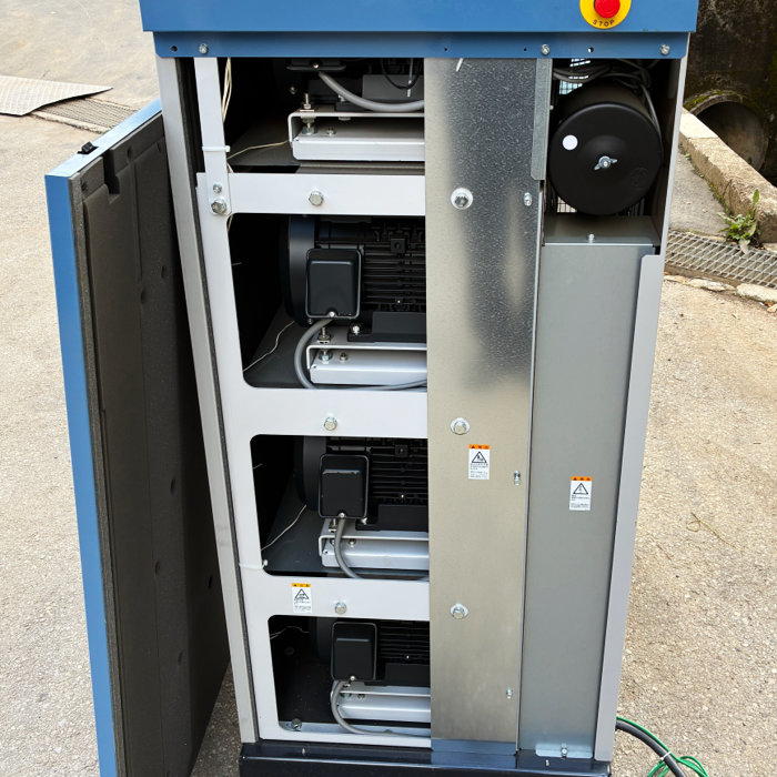 中古｜スクロールコンプレッサー SLP-150EG アネスト岩田 業務用 ドライヤー付 レシーバータンク付 ｜動産王｜千葉｜送料無料