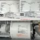 中古|業務用エアコン 天井吊り型タイプ 5.0馬力 三相200V 室内機2台 パナソニック PA-P140T7HDN |動産王|宮城|引取|送料別