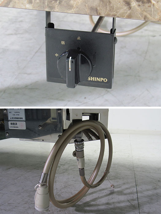 【中古】 こんろ機能付焼物器 1LXC1C1L シンポ 2018 焼肉ロースターテーブル    厨房機器【動産王】仙台★引取限定