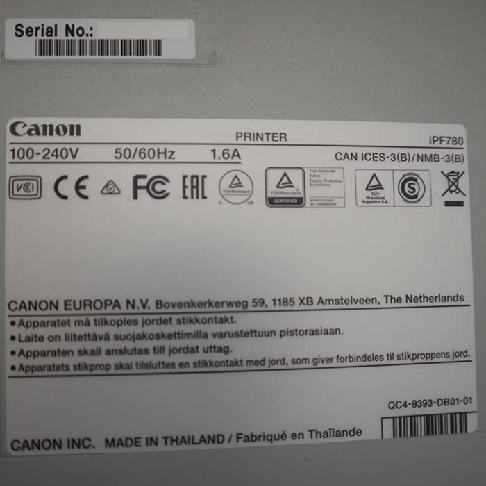 【中古】大判プリンタ iPF780 キヤノン Canon imagePROGRAF 【動産王】千葉☆送料無料