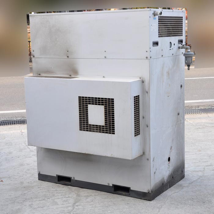 中古｜エアコンプレッサー DPK-110C 6P 明治 2015年 15馬力 ｜動産王｜大阪｜引取｜送料別