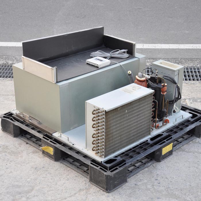 中古｜プレハブ冷蔵庫 1坪 DP410D-22 大和冷機 クーリングユニット AFL-RP1.6B 三菱 2018年 上置 一体式 ｜動産王｜大阪｜送料無料