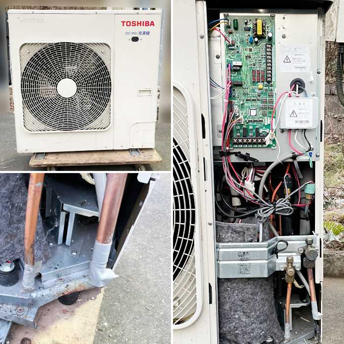 中古｜プレハブ冷蔵庫 1坪 TAM130AU-SV TA-101CM-UHK 東芝 冷蔵チャンバー 業務用 ｜動産王｜千葉｜送料無料