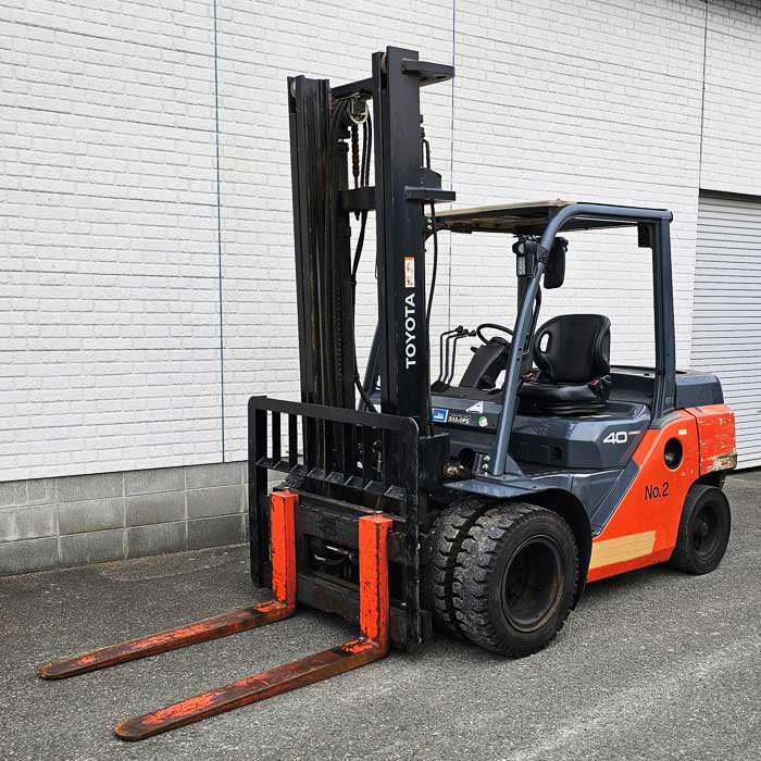 中古｜フォークリフト 8FD40 トヨタ 2021年 4t 重機 ディーゼル ｜動産
