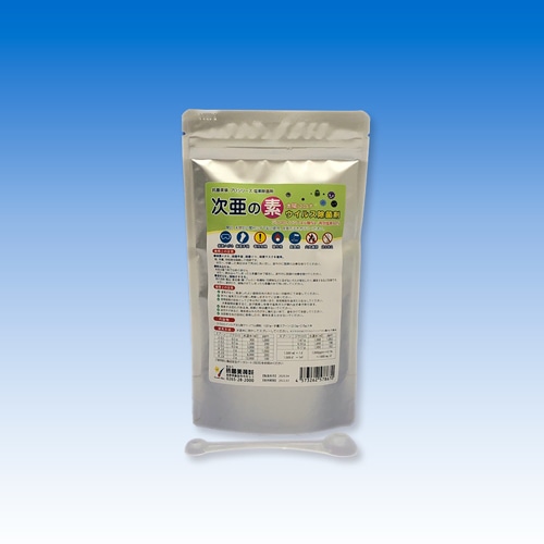 次亜の素<br>
※スプーン付<br>
内容量：120ｇ<br>
サイズ：H205㎜×W115㎜<br>
※外袋が白・銀と変わる場合がございます。ご了承下さい。
