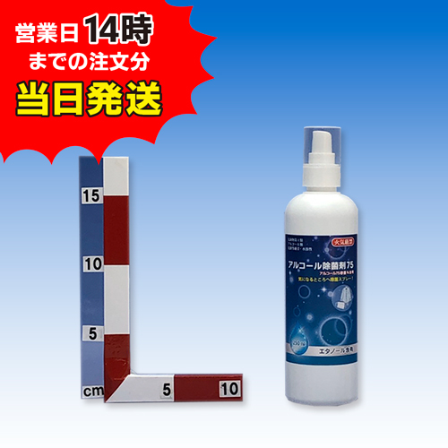 アルコール除菌剤 75  食品添加物/スプレーボトルタイプ 250ml　※北海道・沖縄・離島発送不可
