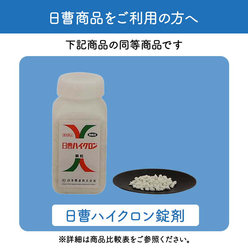 【サイブ株式会社　次亜カル顆粒 500g  ※オリジナルスプーン付】