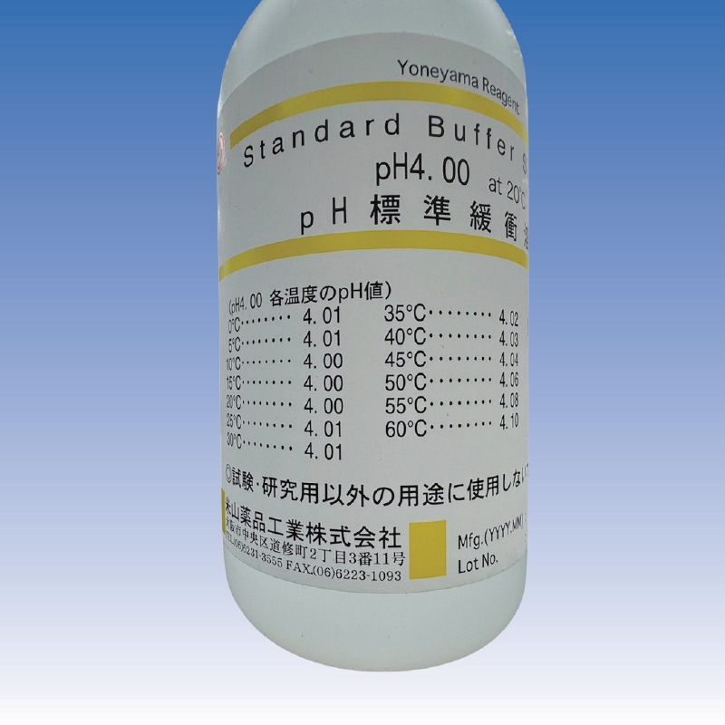 【pH標準緩衝溶液　pH4.01 (25℃)】