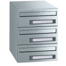 ダイケン ポスト 集合郵便受 ポステック 前入れ後出し CSP-205-2D 静音