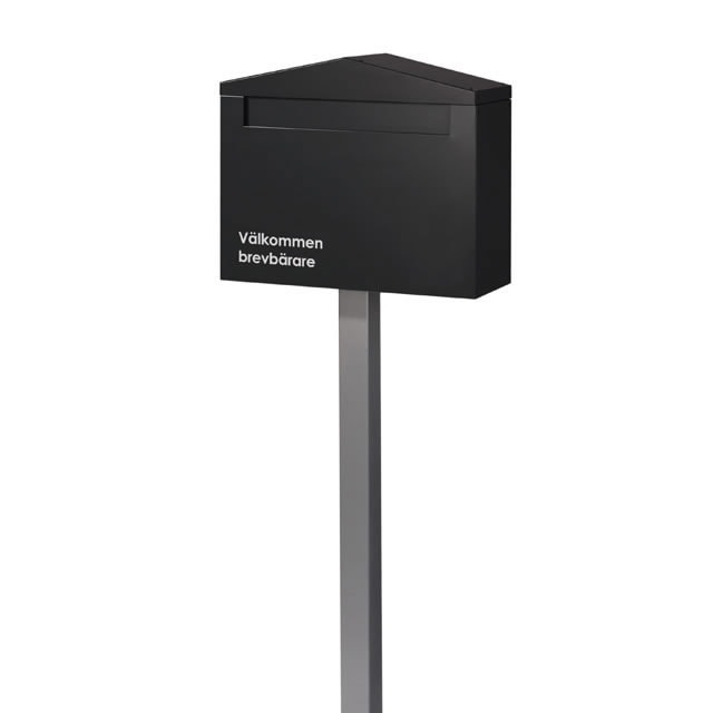 オンリーワン 郵便ポスト Nolan ノーラン シングル ダークグレー色 前 オンリーワン 郵便ポスト Nolan ノーラン シングル ダークグレー色 前