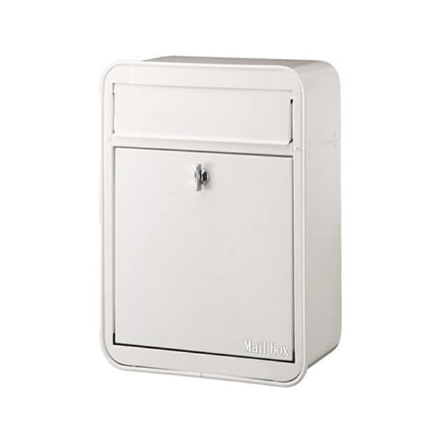 オンリーワン 郵便ポスト MILK ミルク ピュアホワイト色 前入れ・前