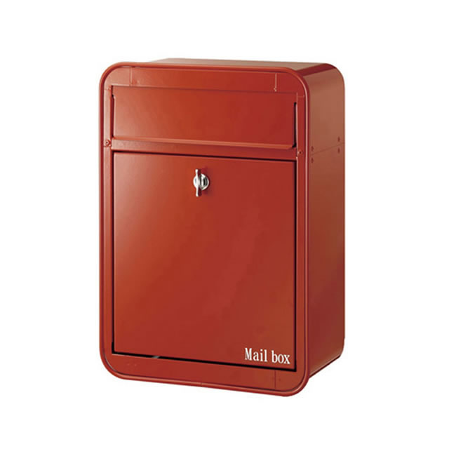 オンリーワン 郵便ポスト MILK ミルク レッド色 前入れ・前出し GM1