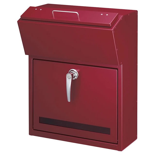 21日（土）13時迄【いずみ】Ta Lv Gn 15ml ３点 Cポスト 美濃クラフト 郵便ポスト DETAIL デテール DTL-R レッド色 鍵付き