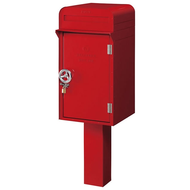 美濃クラフト ポスト＋宅配BOX100 DEPO デポ DP-101 南京錠付き | 宅配