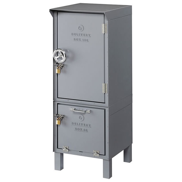 美濃クラフト 宅配BOX100＋宅配BOX80 DEPO デポ DP-180 南京錠付き