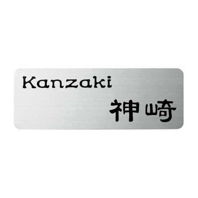 選べる書体 オーダー表札 YKK ap F型対応表札 YKF-S-116 幅190mm×高さ