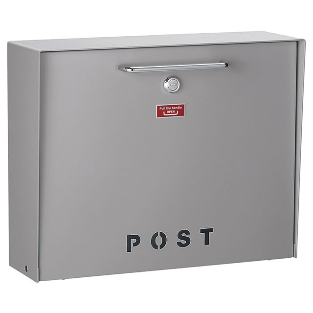 美濃クラフト 郵便ポスト Deturn デターン DTN-AG アッシュグレー色 鍵