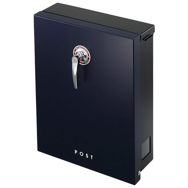 美濃クラフト 郵便ポスト LEAP リープ LEP-CB シティブルー色 鍵付き