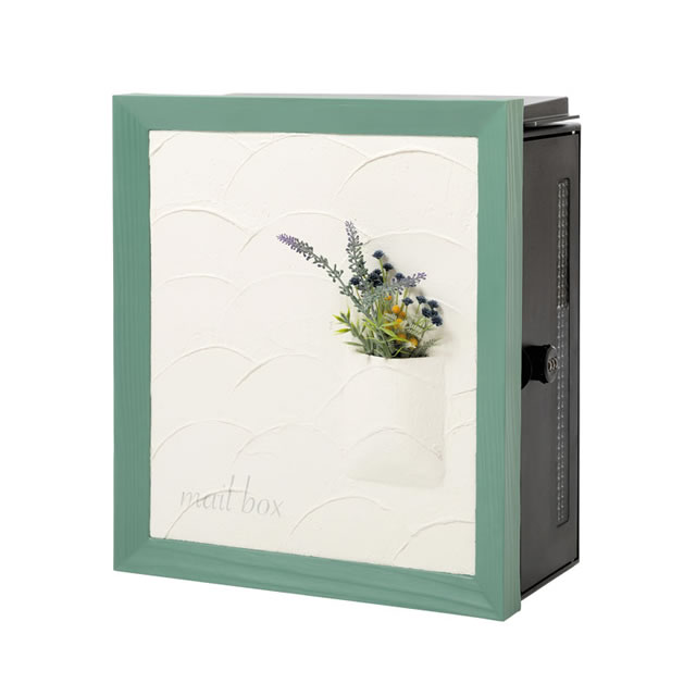 大幅値下げ！定価5万円！新品未使用品　郵便ポスト 壁付けポスト クーリエ オリエント右扉・ライトブルー 大幅値下げ！定価5万円！新品未使用品 郵便ポスト 壁付けポスト