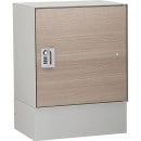 ユニソン 宅配ボックス ripit リピット DB 据置きタイプ 前入れ前出し 木目調 タモ色|戸建用宅配ボックス|宅配ボックス