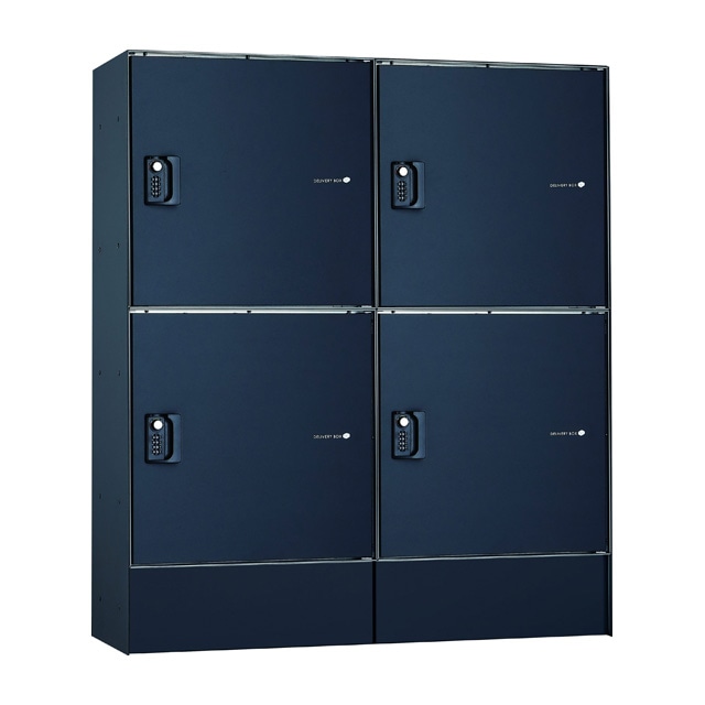 ユニソン 宅配ボックスユニット フロリア4M ユニソン 宅配ボックスユニット FLORIA フロリア 4M ウォールナット