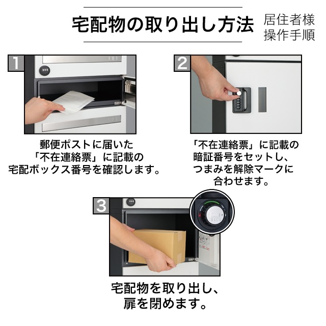 ユニソン 集合住宅向け宅配ボックス ポルタ 宅配ボックス3S ディープ