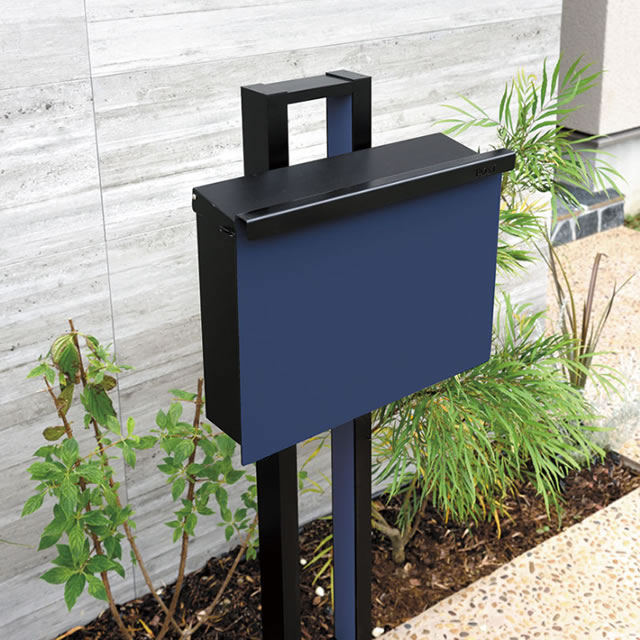オンリーワン 郵便ポスト ノイエキューブ アラビカ GM1-EZA2-N 壁掛け