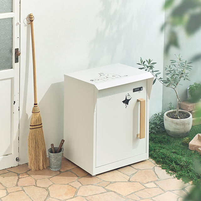セトクラフト 宅配ボックス MOOMIN ムーミン M25-0012 ダイヤル錠付き