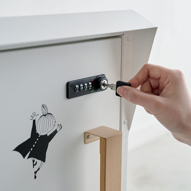 セトクラフト 宅配ボックス MOOMIN ムーミン M25-0012 ダイヤル錠付き