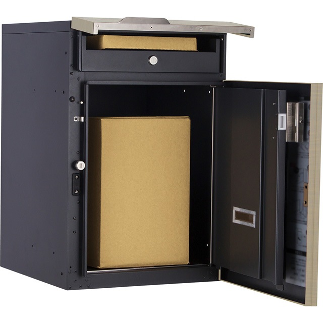 ユニソン ポスト付き宅配ボックス Vico ヴィコ DB 100 右開きタイプ 前