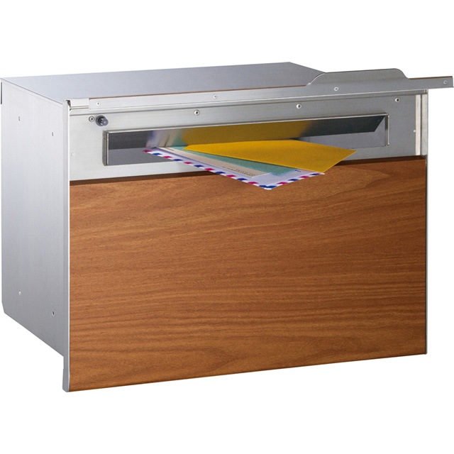 ユニソン 埋込みポスト Vico ヴィコ BI ダイヤル錠 前入れ後出し 木目