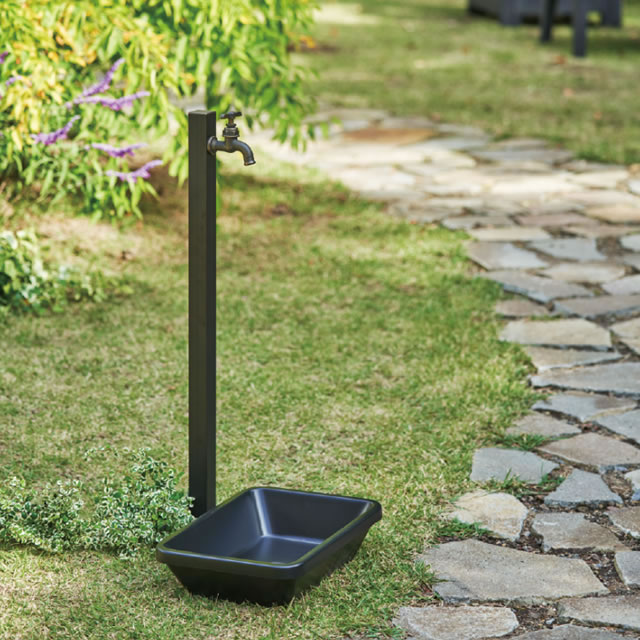 オンリーワン 水栓パン プレーンパン スクエア TK3-EGPB ブラック