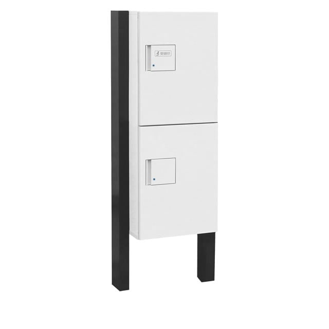 ダイケン 宅配ボックス ポールセット TBX-F2N-W+TBX-PZ 前入れ前出し