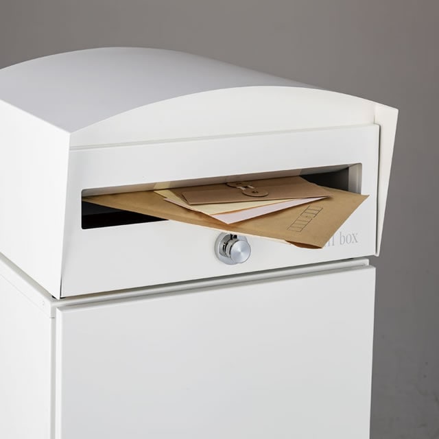 宅配ボックス 郵便ポスト オンリーワン マカロン+デポ GM1-E4ZDP-W