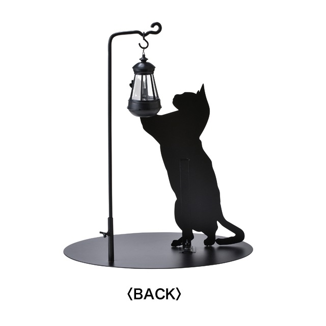 セトクラフト シルエットソーラーライト キャット SI-1961 | ガーデン