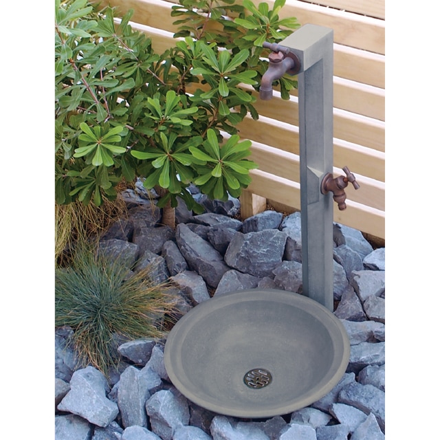 オンリーワン 水栓 ガーデンパン ベベル マル TC3-GPBVM-GR グレー