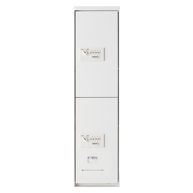 ####u.神栄ホームクリエイト郵便受箱 宅配ボックス(テンキー式) 壁付・据置兼用型 1/1サイズ(捺印付) ホワイト u.神栄ホームクリエイトSK-CBX-M02-BL郵便受箱 宅配ボックス