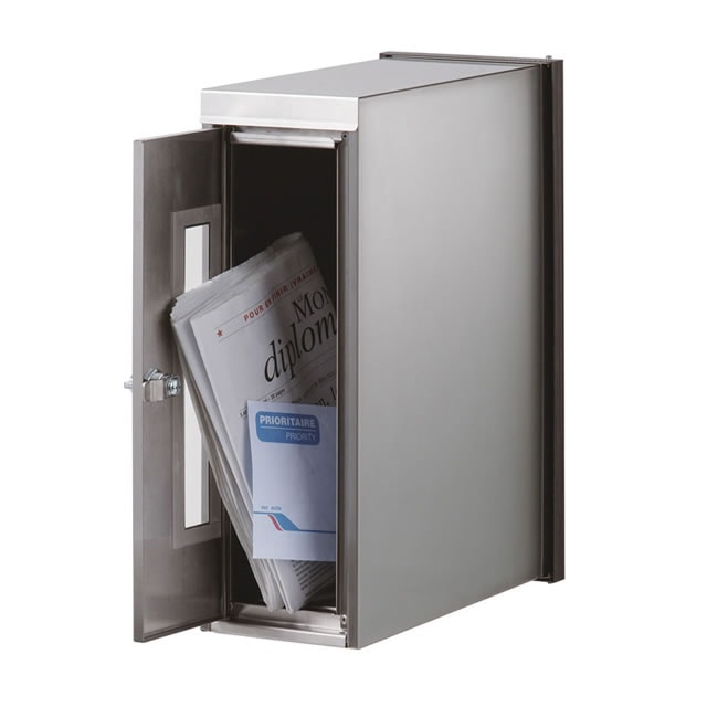 オンリーワン 郵便ポスト ジョイ トール KS1-B147A ブラック色 鍵付き