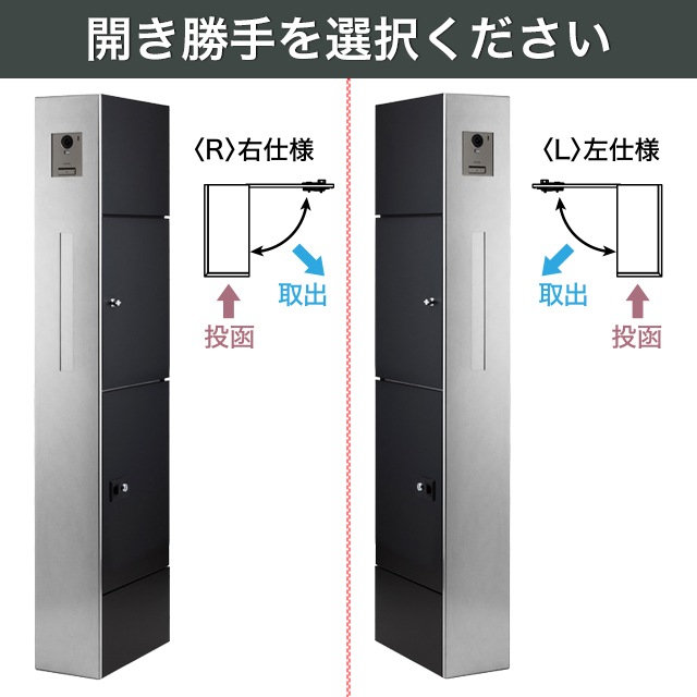 オンリーワン 機能門柱 宅配ボックス ポスト エルポールプラス KS1