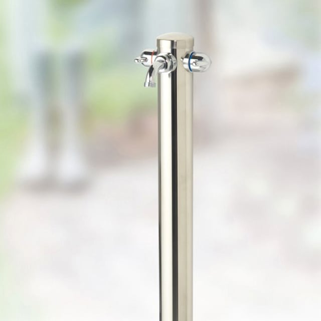 オンリーワン 湯水混合水栓柱 HV3-G211-KS | ガーデン水まわり,一口水