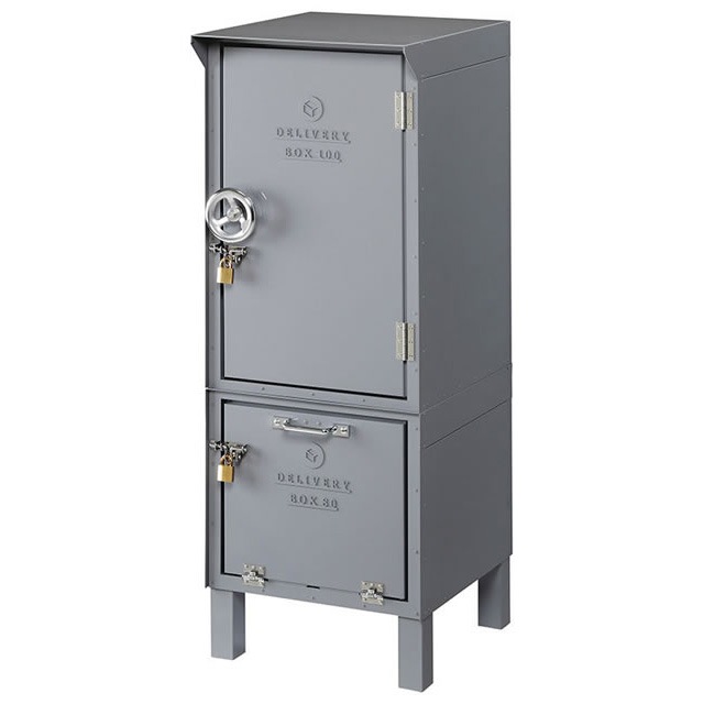 美濃クラフト 宅配BOX100＋宅配BOX80 DEPO デポ DP-180 南京錠付き