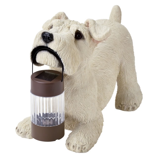 セトクラフト ソーラーオーナメント ミニチュアシュナウザー SR-0890