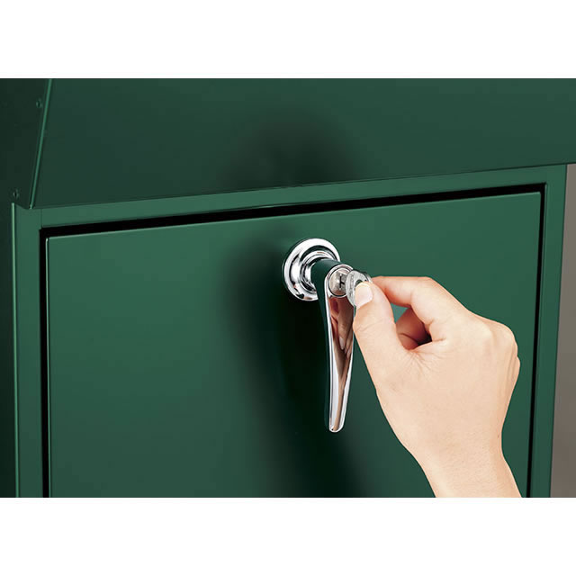 21日（土）13時迄【いずみ】Ta Lv Gn 15ml ３点 Cポスト 美濃クラフト 郵便ポスト DETAIL デテール DTL-R レッド色 鍵付き